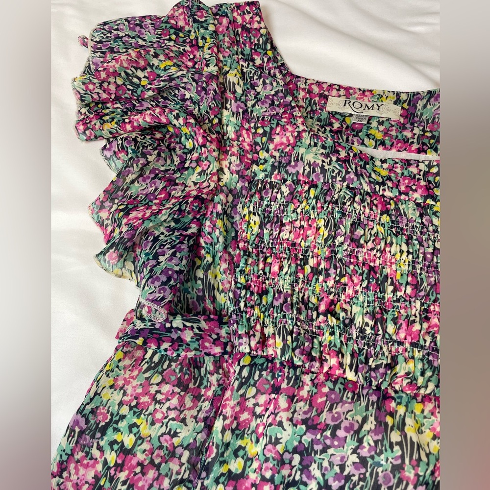 ROMY Floral Ruffle Dress - Picture 5 of 15
